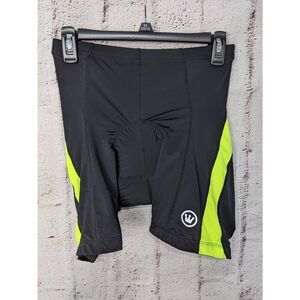 Canari Cycling Shorts Black Padded Biking Nylon Spandex Stretch Mens M Medium